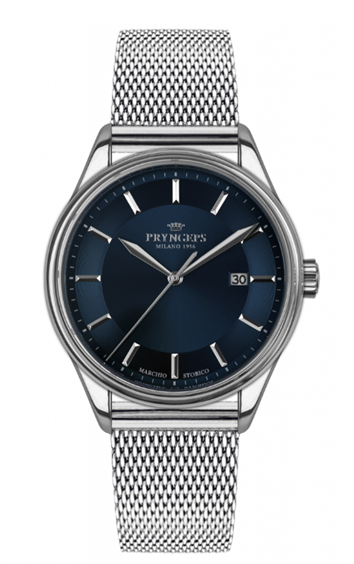 Orologio Pryngeps Uomo Slim in Acciaio A1214/T BL - A1214/T BL